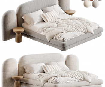 Modern Double Bed-ID:904999021