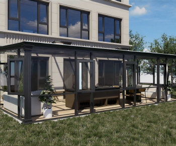 Modern Building Appearance-ID:707489012