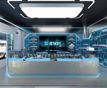 Modern Exhibition Hall-ID:599200744