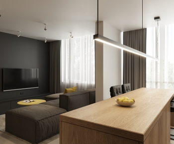 Modern A Living Room-ID:401320524