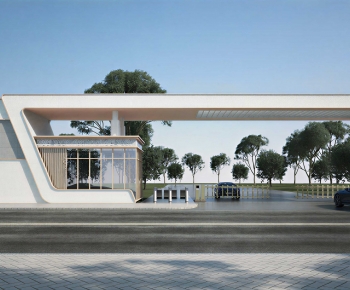 Modern Building Component-ID:746244918