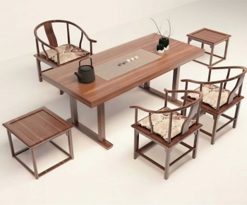 New Chinese Style Tea Tables And Chairs-ID:281526092