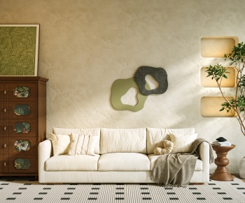 French Style Three-seat Sofa-ID:688911912