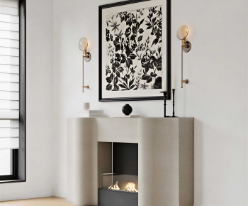 Modern Electronic Fireplace-ID:359818948