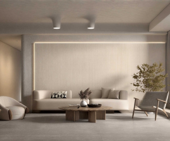 Wabi-sabi Style A Living Room-ID:194355964
