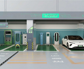 Modern Underground Parking Lot-ID:198718078