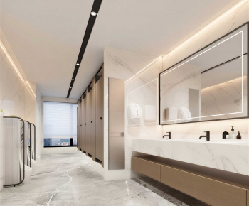 Modern Public Toilet-ID:384356029