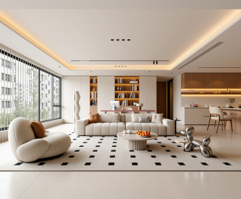 Modern A Living Room-ID:184138064