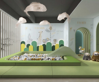 Modern Children's Room Activity Room-ID:890269393