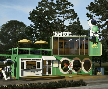 Modern Building Appearance-ID:295087108