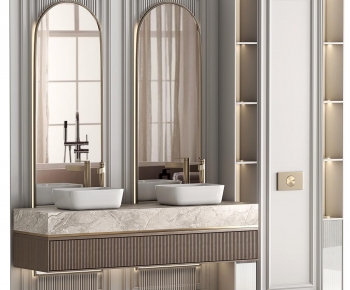 Modern Bathroom Cabinet-ID:135907893