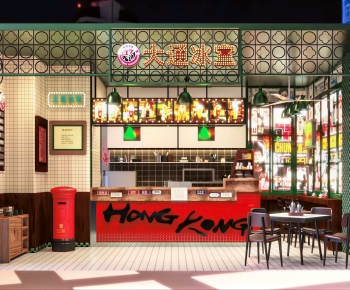 Hong Kong Style Milk Tea Shop-ID:152091032