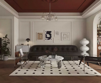 French Style A Living Room-ID:321945918