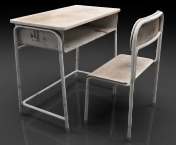 Modern Computer Desk And Chair-ID:255755907
