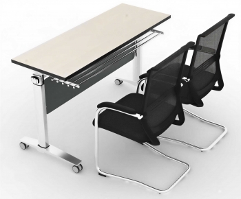 Modern Office Desk And Chair-ID:604670026