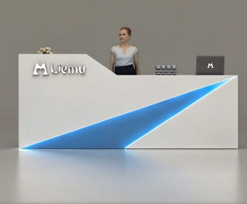 Modern Reception Desk-ID:917732953