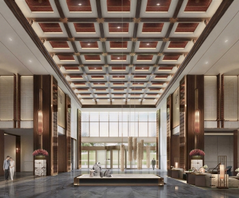 New Chinese Style Lobby Hall-ID:702016127