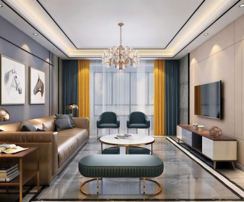 Modern A Living Room-ID:208719023