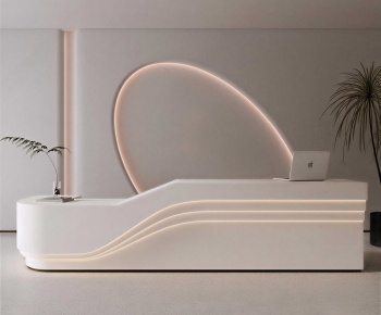 Modern Office Reception Desk-ID:301580462
