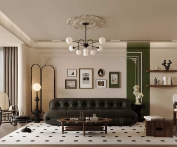 French Style A Living Room-ID:137389908