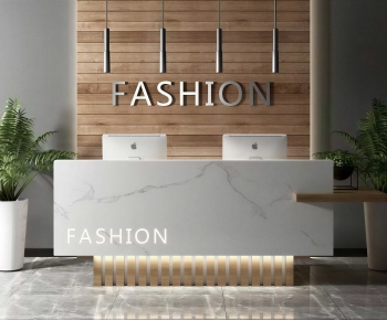 Modern Reception Desk-ID:611289989