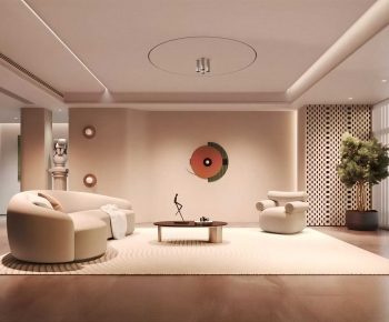 Modern A Living Room-ID:640223987