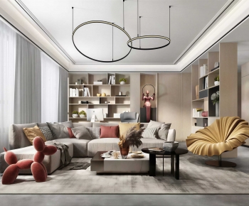 Modern A Living Room-ID:860425001