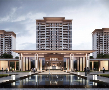 Modern Building Appearance-ID:376269104