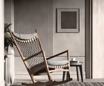 Wabi-sabi Style Rocking Chair-ID:701117045