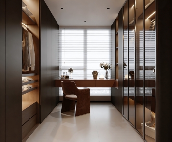 Modern Clothes Storage Area-ID:222408062