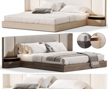 Modern Double Bed-ID:599102022