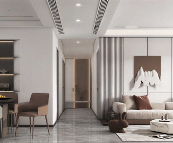 Modern A Living Room-ID:429330116