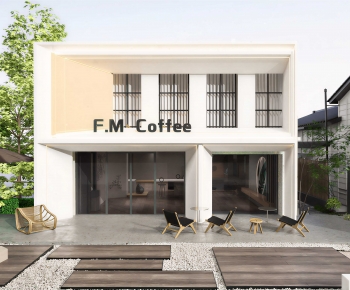 Modern Facade Element-ID:881582022