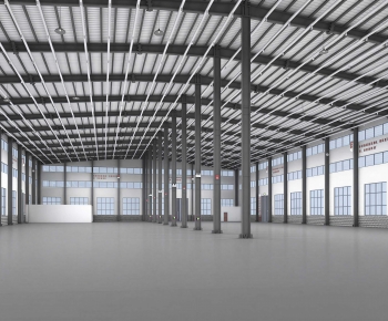 Modern Factory Floor/warehouse-ID:930847887