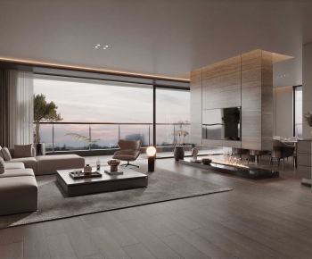Modern A Living Room-ID:106821069