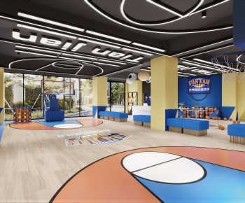 Modern Basketball Arena-ID:140954971