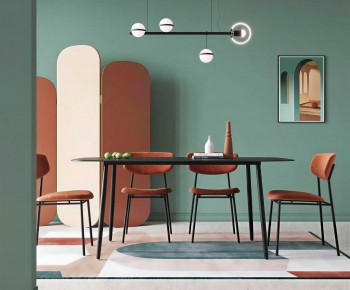 Modern Dining Table And Chairs-ID:673424968