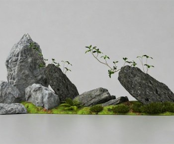 Modern Rockery Waterscape-ID:995476018