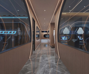 Modern Corridor/elevator Hall-ID:604717025