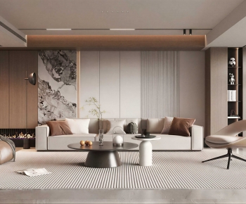 Modern A Living Room-ID:183480026