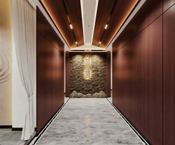New Chinese Style Corridor/elevator Hall-ID:175609114