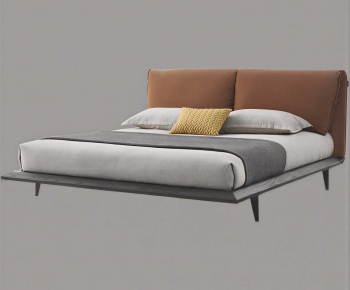 Modern Double Bed-ID:147007947