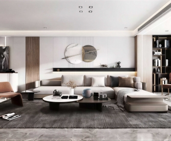Modern A Living Room-ID:129682066