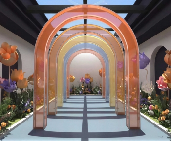 Modern Exhibition Hall-ID:285069974