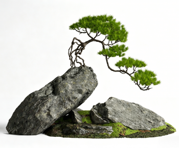 Modern Rockery Waterscape-ID:671118975