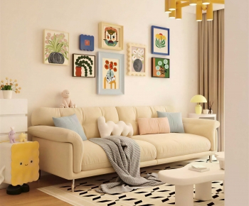 Modern A Living Room-ID:543616067