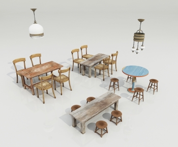 Modern Dining Table And Chairs-ID:601047994