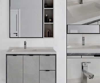 Modern Bathroom Cabinet-ID:381352906