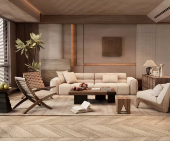 Modern A Living Room-ID:609971055