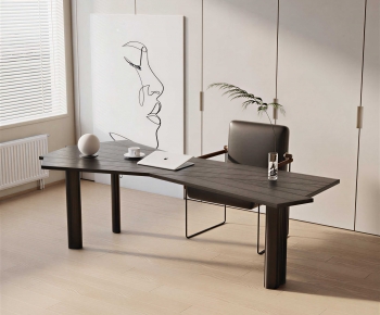 Modern Computer Desk And Chair-ID:925662998